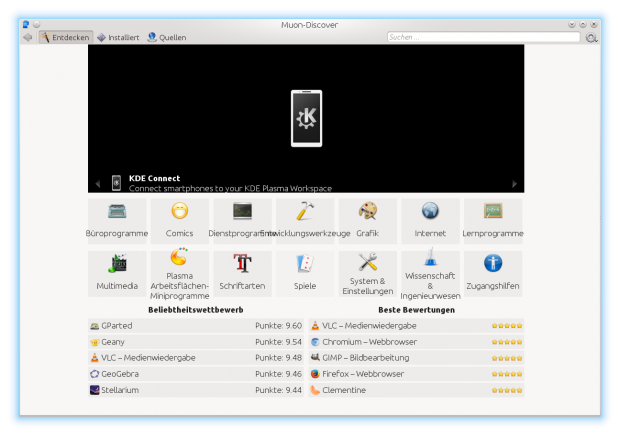 ... und verbessertem App-Store ... (Screenshot: Golem.de)